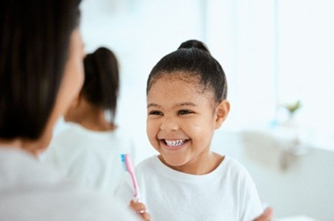 Child Brushing Their Teeth