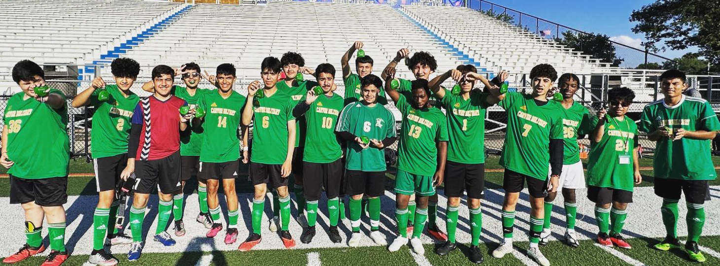 student athletes smiling