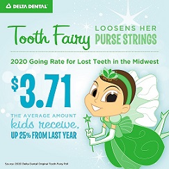 Tooth Fairy midwest payout 2020