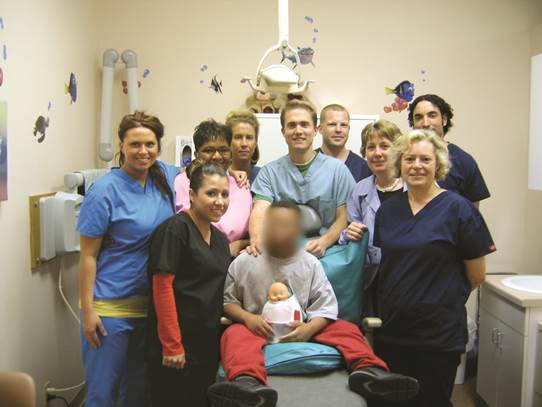 dental staff at Milestone dental clinic