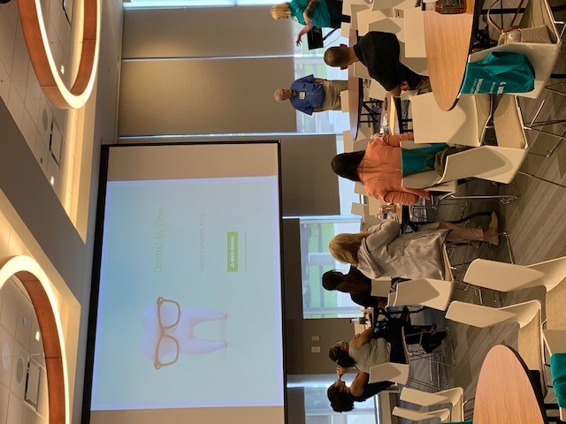 Dr. Lambert presenting DB1