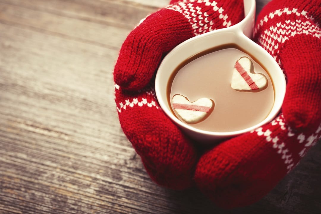 Coffee with hearts